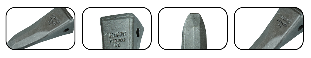 Proveedor de dientes de excavadora de precisi&oacute;n de acero aleado