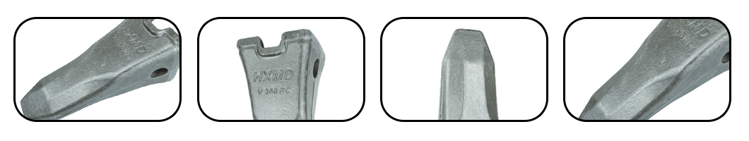 Mini punta de diente para excavadora