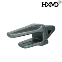 Adaptador de diente de cuchara de alta resistencia para excavadora de acero aleado PC300