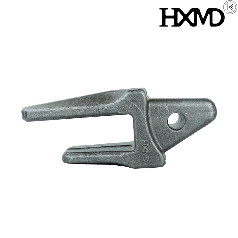 Adaptador de diente de cuchara de alta resistencia para excavadora de acero aleado PC300