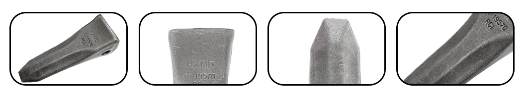 Diente del cuchar&oacute;n del tigre de la excavadora Doosan