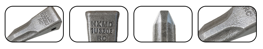 Dientes de excavadora de acero aleado