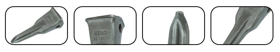 Dientes del excavador del excavador de Doosan