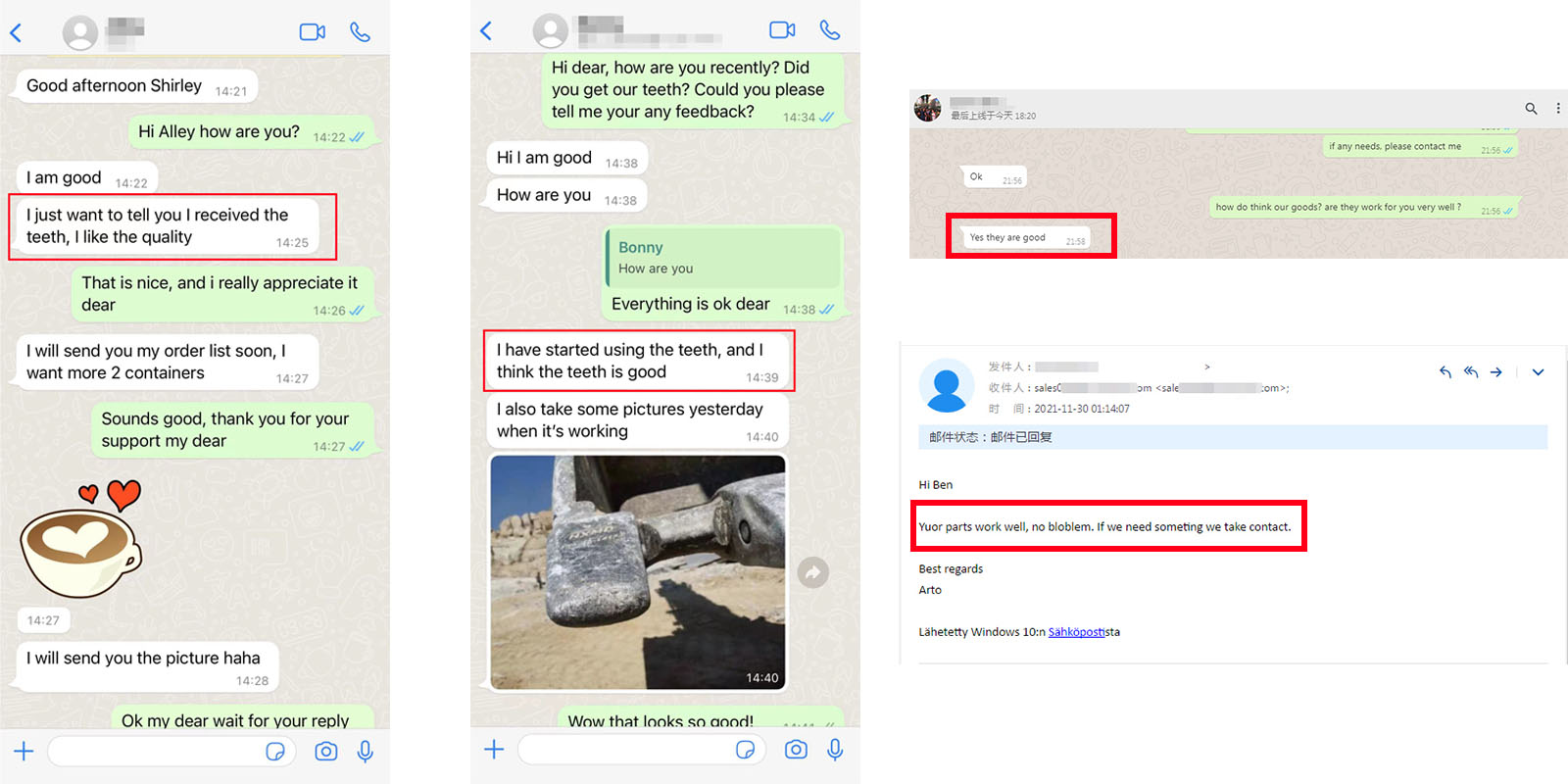 Comentarios de los clientes