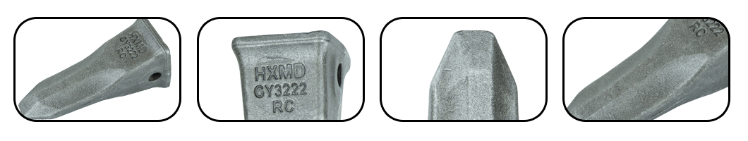 Dientes de cuchar&oacute;n forjados de acero aleado